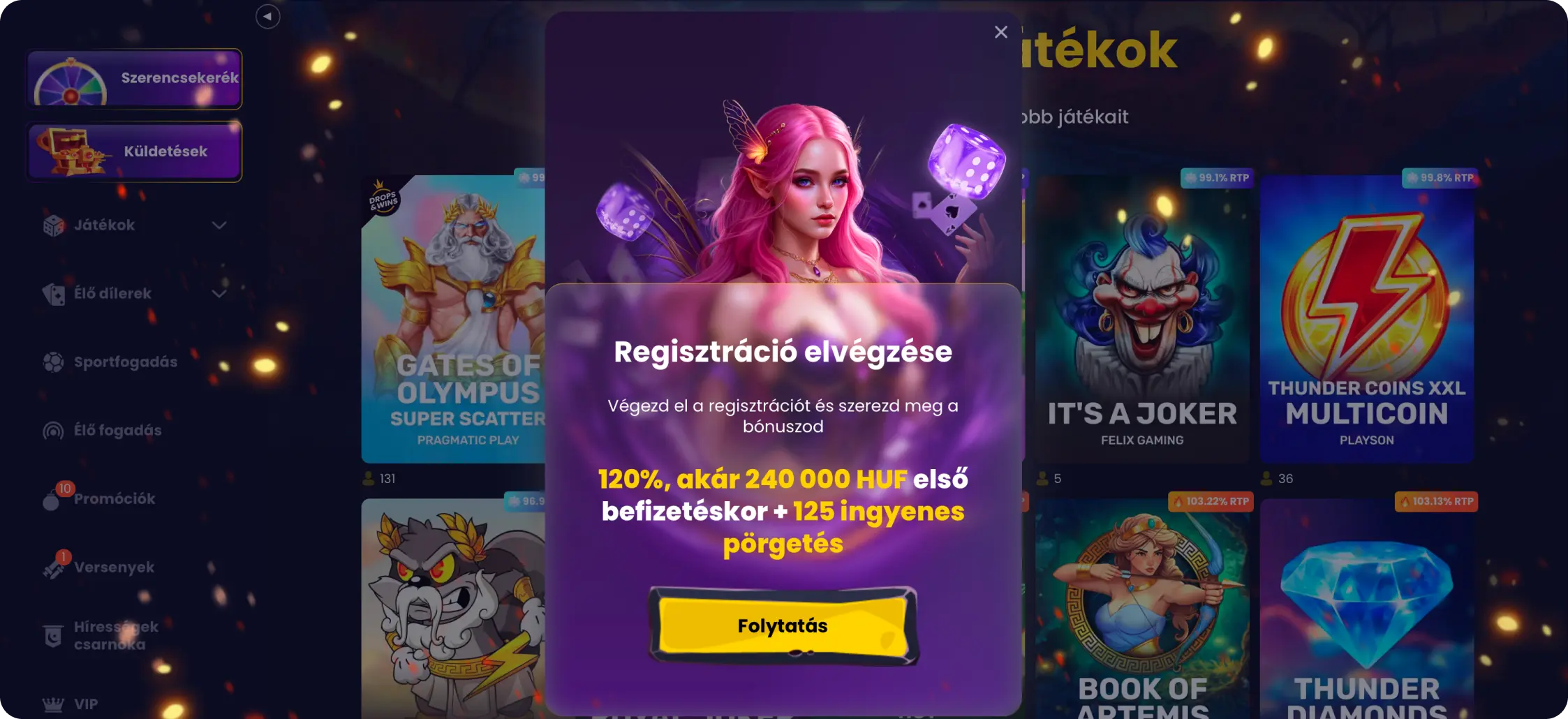 SlotsGem weboldal